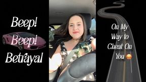 Cuckold Videocall: Bratty GF Humiliates You Driving to Her Ex’s