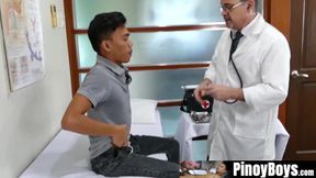 PinoyBoys.com - Horny doctor investigating cute Asian patients fuckholes deeply