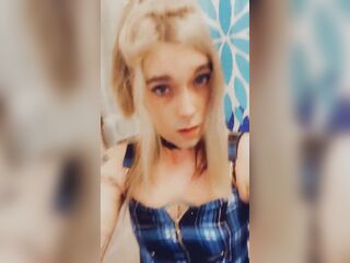 Pretty T-Girl Feminized in Chastity