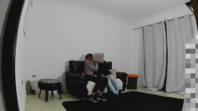 The son had to introduce his girlfriend to his father.
