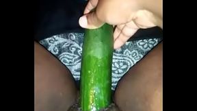 hot hot Cucumber Masturbation