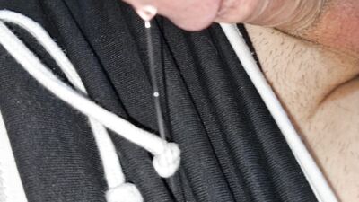 A Huge Precum and a Powerful Cumshot with Huge Fountains From Daddy's Fucking Cock in My Ass!