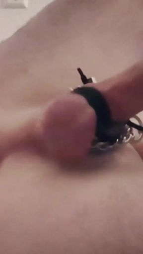 Powerful moment from "SOLO Ass to MOUTH Dildo MASTURBATION with self BDSM and CUMSHOT"