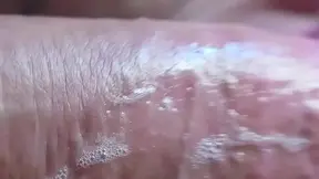 MILF Ellie Mae plays with a bigcock and swallows his load