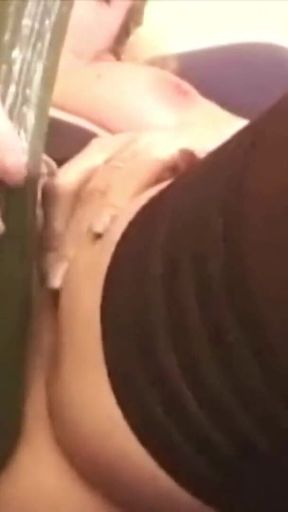 French Babe Playing with Huge Toy at Her Casting