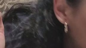 Anna Sparkle smoking multiples and cough