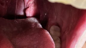 Milf Eats and Shows Her Mouth