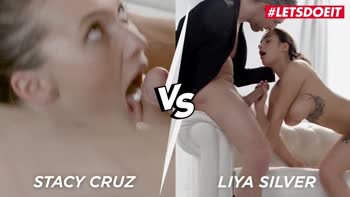 Stacy Cruz and Liya Silver: Big Boobs, Big Cock, and Hot Sex
