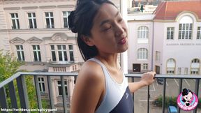 June Liu / SpicyGum - Asian blowJob in Berlin [JL_006]