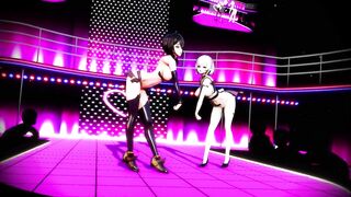 Mmd Azulene Baltimore will make you Rough and Cum Anime 3D Animation