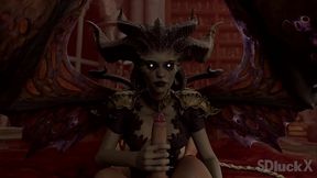 Lilith gives sensual handjob (Diablo 4)