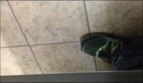 Amateur Cock Play in the Stall