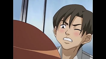 Hentai student gets gangbanged in bathroom