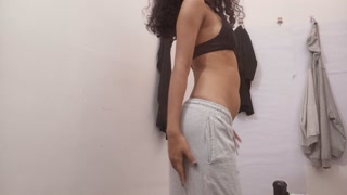 Indian Teen Girl Playing With Her Natural Tits, Nipple Play, Sexy Boobs