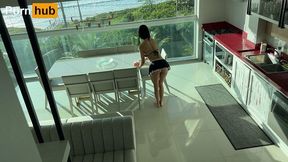 Fucking My Sexy Maid Again But This Time I Cum Inside Her For The First Time - Adakham