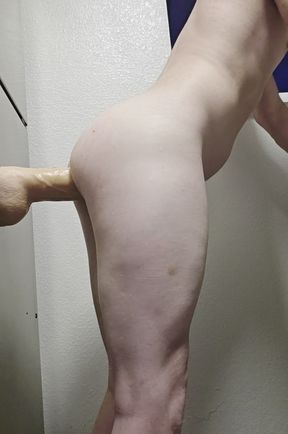 Taking John Holmes Dildo deep