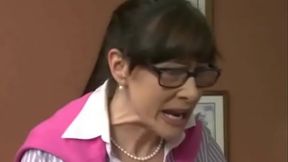 Matuer babe Alexandra Silk caguht Victoria Volt sucking cock