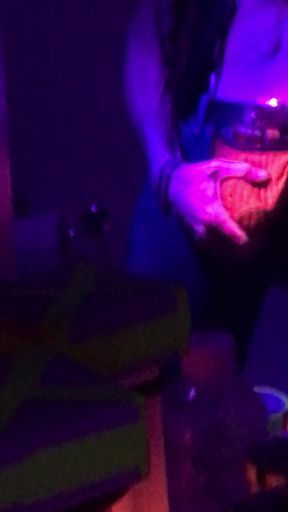 Young Jock Guy Masterbates in Club