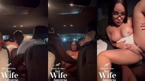 corno pediu pra motorista pirocudo foder a esposa sem camisunha no meio da rua