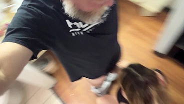 Submissive BJ to completion. Cheap motel.