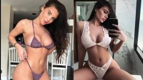 Dirty little whore Lana Rhoades unleashes her juicy creampie