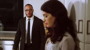 ”Superb girl Evelyn Claire is shared between two dudes”