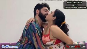 Witness an Indian bhabhi's daring online thrill with raw heat