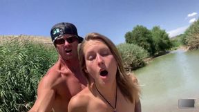 Blonde amatuer POV stuff in the mud