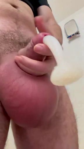 Inflated Ball Sack with Saline