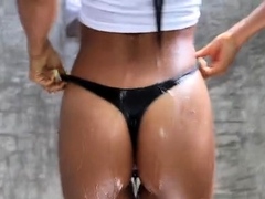 full soaking wet shower fuck for teenage latina pussy dulce