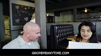 GropeMeAnytime - Freeuse Waitress Is Anytime Sex For Her Favorite Customers - Kenzie Anne, Leda Lotharia