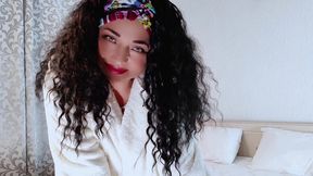 hot mom posing in front of the camera