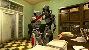 The Unvirgin Destroyed raw anim8ed gay robot gets choked hard