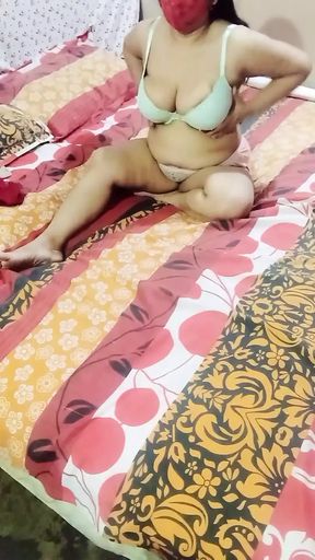 Husband Toching My Big  Lovely Boobs