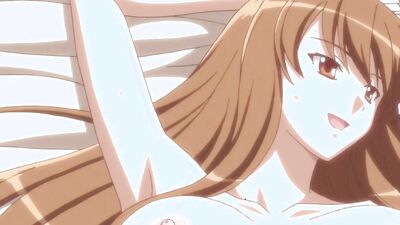 Brunette with glasses enjoys steamy uncensored hentai action with busty babe