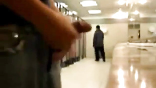 Bigcockflasher - Caught wanking in public restroom 3