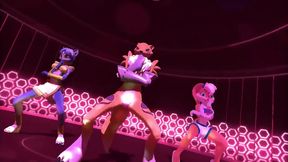 Fox Bunny Girls Dance Seductively in 3D Hentai Animation Clip