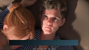 Stepmom Seduce Her Stepson While Sharing Bed With Big Ass Then Jeking His Big Cock