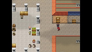 Busty anime farmer's daughter plays with furry and horsecock dildos in 3D harem RPG