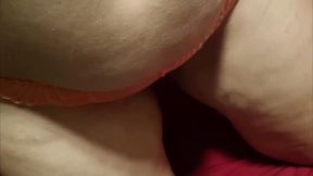 Writing dirty things at my wife's big butt