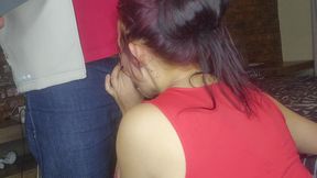 19 year old stepdaughter fucked 6 min before her bf come home from work