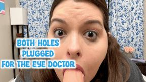 Both Holes Plugged for the Eye Doctor - eye fetish, GFE, masturbation, dilated eyes, medical fetish, and masturbation - 1080 WMV