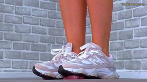 D45 Glans Cam - Goddess Amber - Demolishing Your Cock & Balls Under My New Balance 9060 Trainers - Trample Trampling CBT Ballbusting Crushing Crush Feet Foot Shoe Trainer
