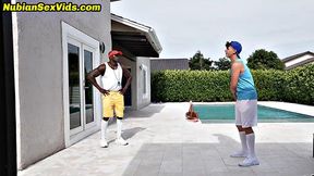 Amateur nubian getting pounded