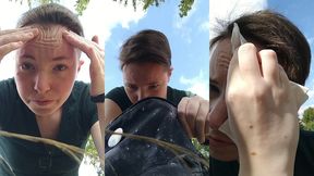 i had to wear a wig for my first (and so far only) out-of-the-house work since lockdown