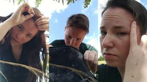 i had to wear a wig for my first (and so far only) out-of-the-house work since lockdown