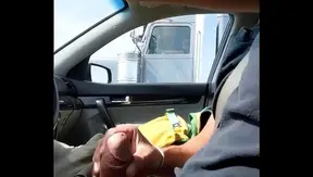 Truckers Flash Their Dicks in Public Voyeur Scene Pt. 2