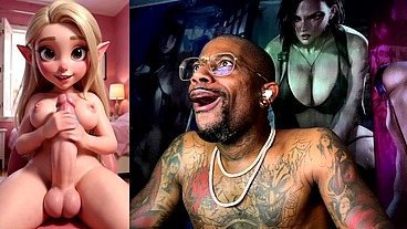 Transgender Princess Zelda Wants Us To Blow On Her Hard Ocarina, Transgender Girl Is Ass Fucking Herself While Busting Nuts In The Gym, Cheerleader Cumming For Her NFL Team 69, AI Generated