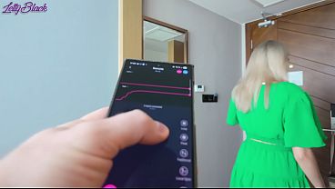 Milf Enjoys Remote Controlled Vibrators While Out For a Walk