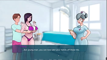SexNote [D. Note Rule 34 Hentai game PornPlay ] Ep.8 The nurse is making me massage my stepmom huge tits